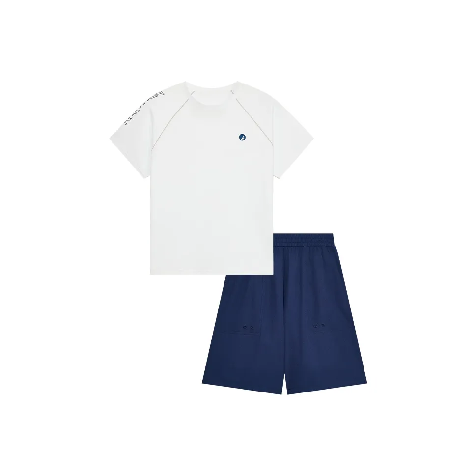 NAUTICA Повседневная спортивная одежда 2 предмета комплект белый + Nodica синий для подростков