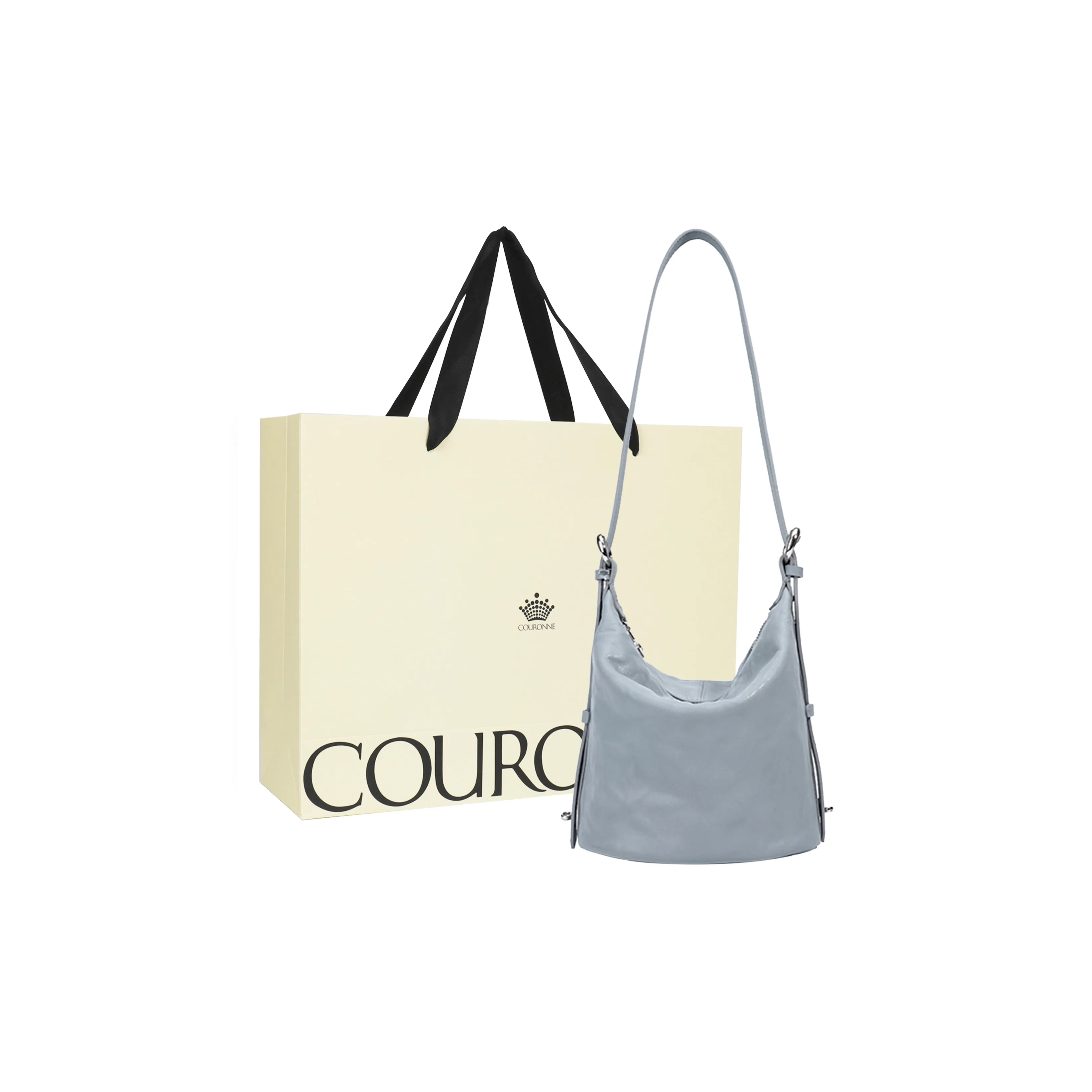 COURONNE Сумка через плечо из натуральной коровьей кожи стандартная женская многоцветная