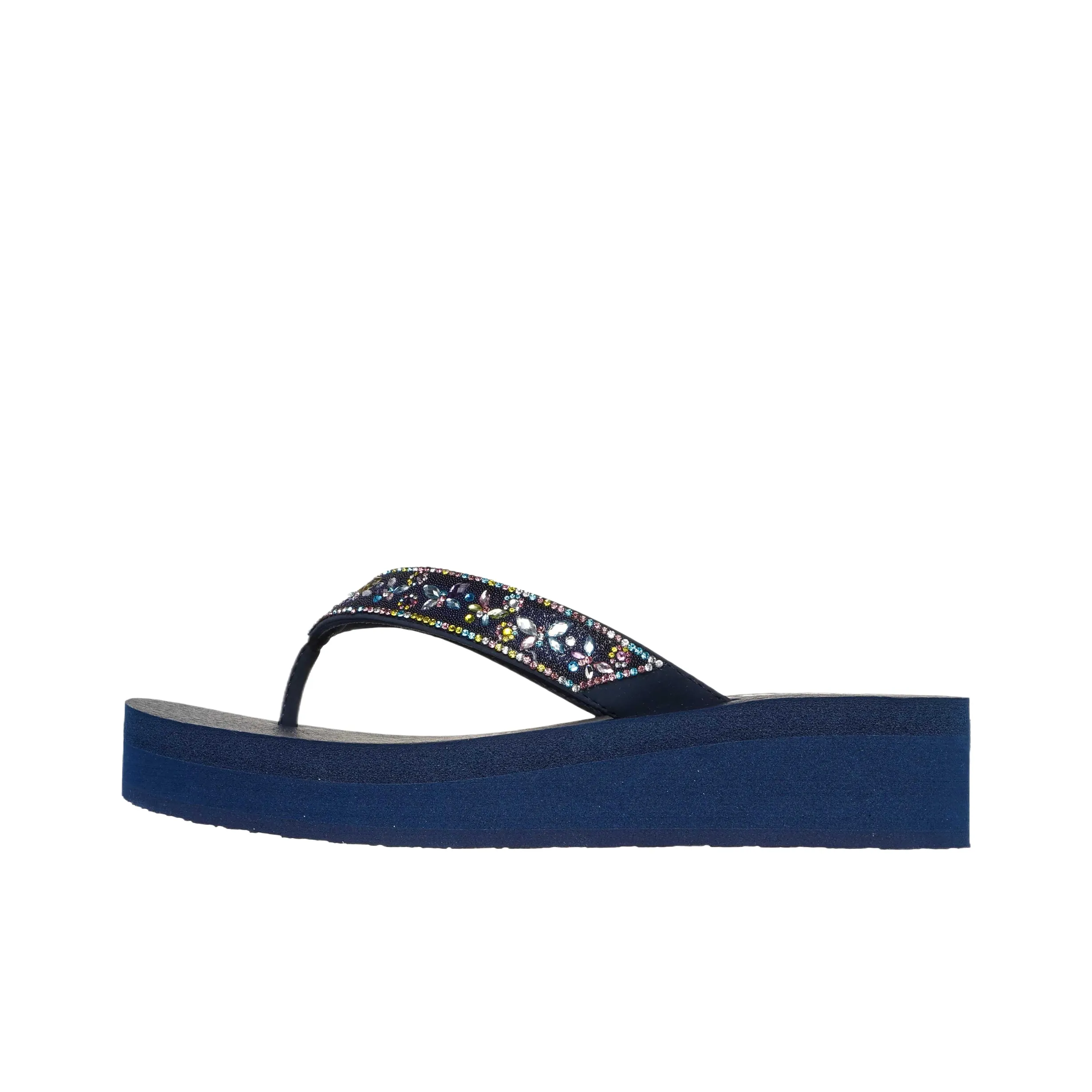 Skechers Vinyasa Flip Flops Women's Dark Blue