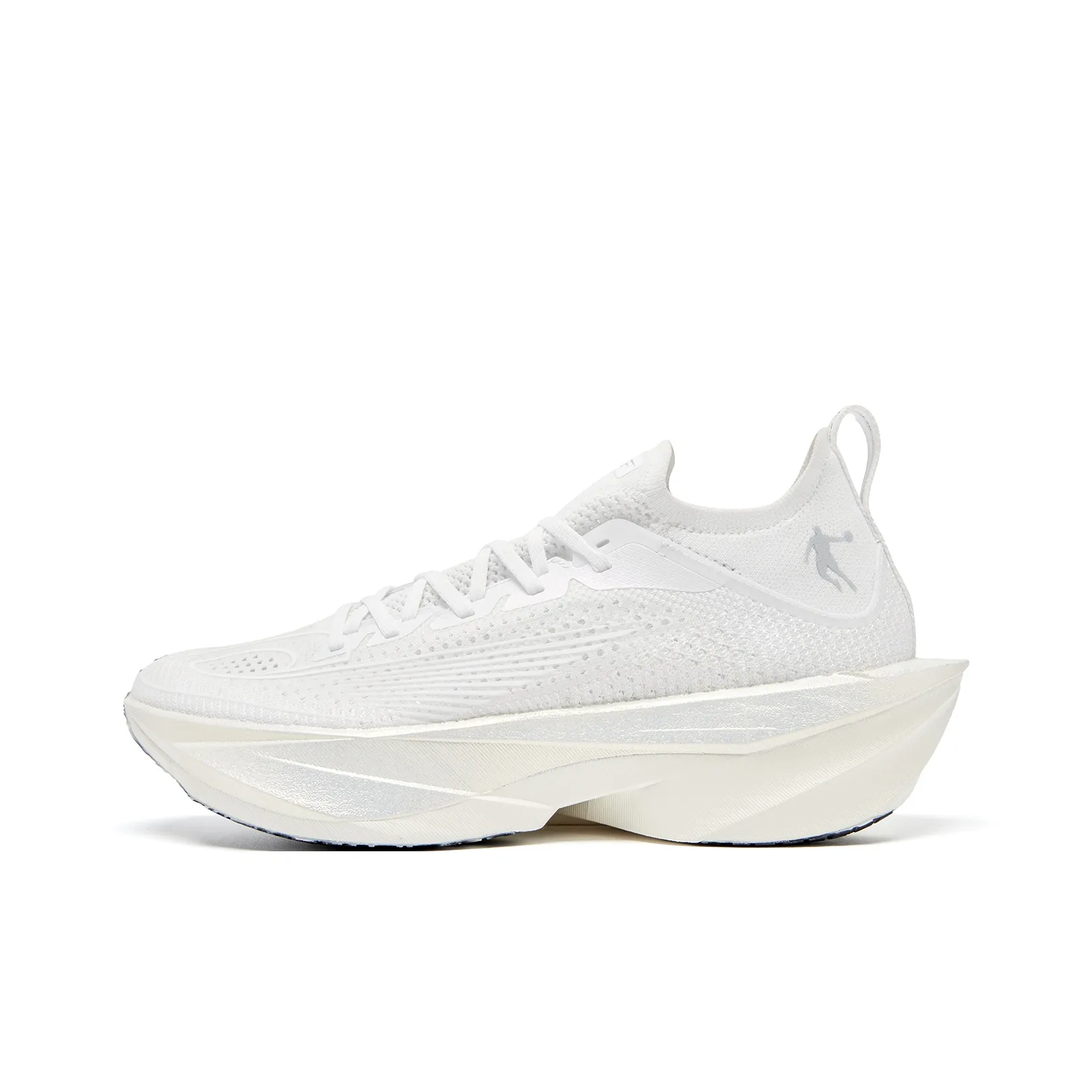 QIAODAN Feiying Plaid 2,0 Беговые кроссовки Низкий Топ Jordan Белый Серебряный Женские