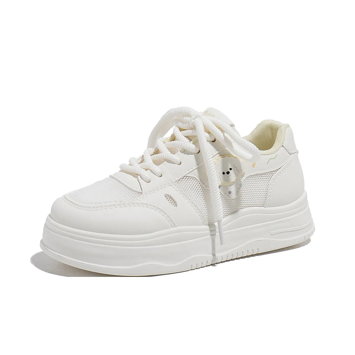 Babaya Korean Style Lightweight Platform Height Increasing Skateboard Shoes Women's