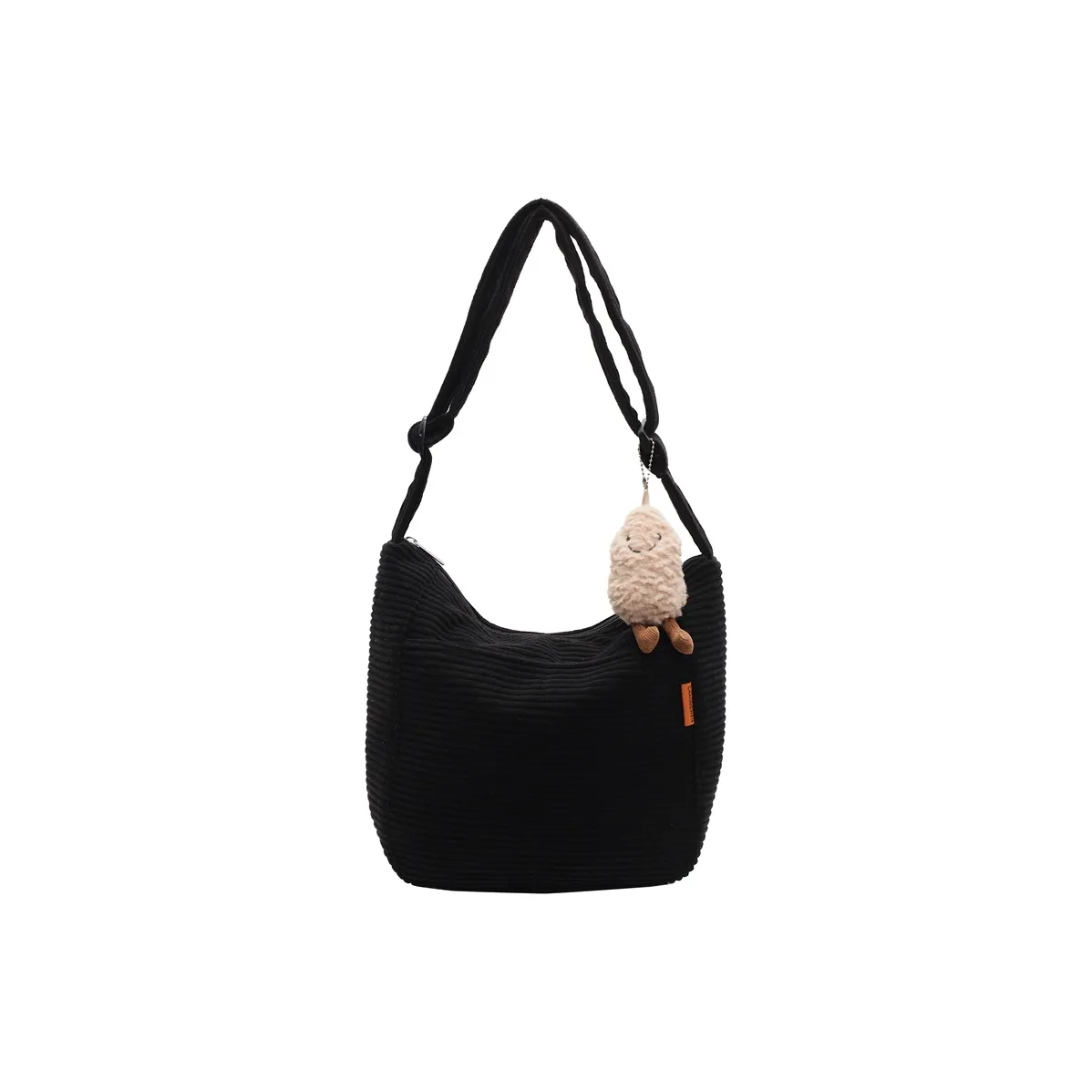 BUBM Вельветовая сумка через плечо женская черный белый кофейный