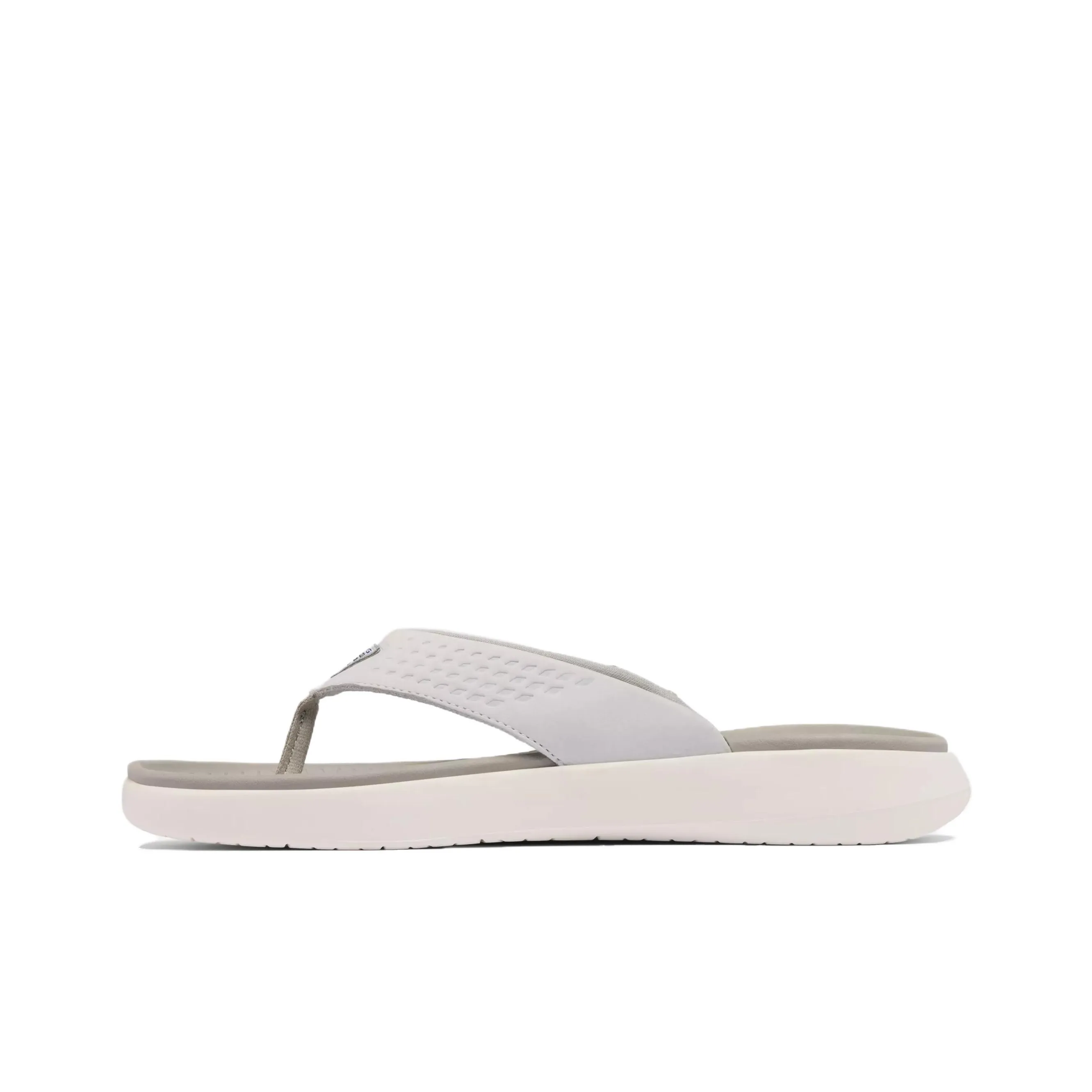 Columbia Slip Resistant Flip Flops Men's Silver Gray