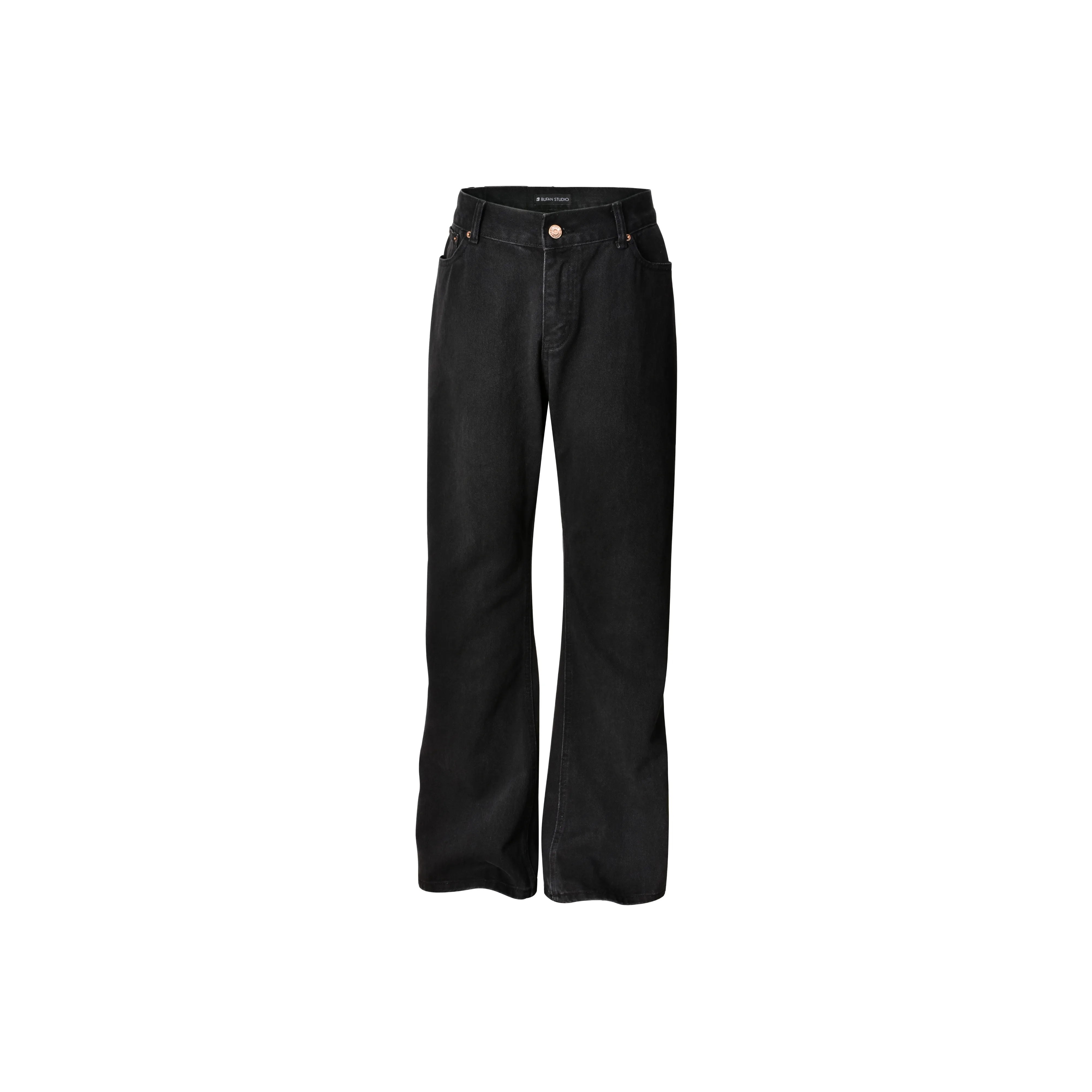 Bufan studio Черные Мужские Джинсы