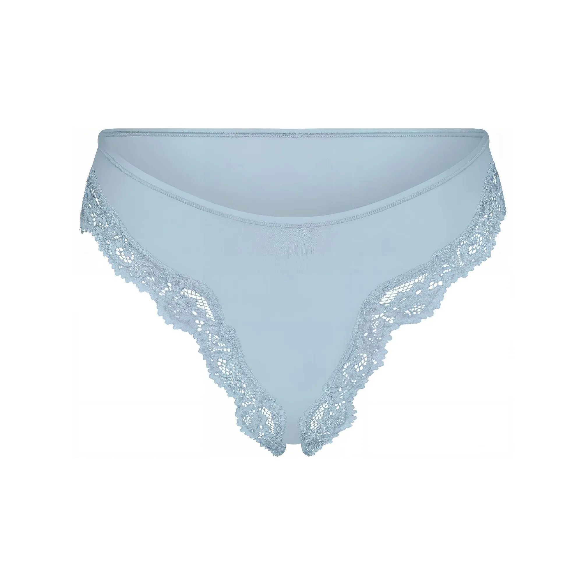 SKIMS FITS EVERYBODY LACE TANGA Underpants Women's 1 Pack Denim/Denim
