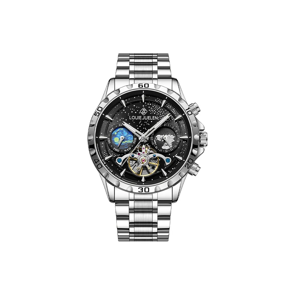 Elegant white dial
