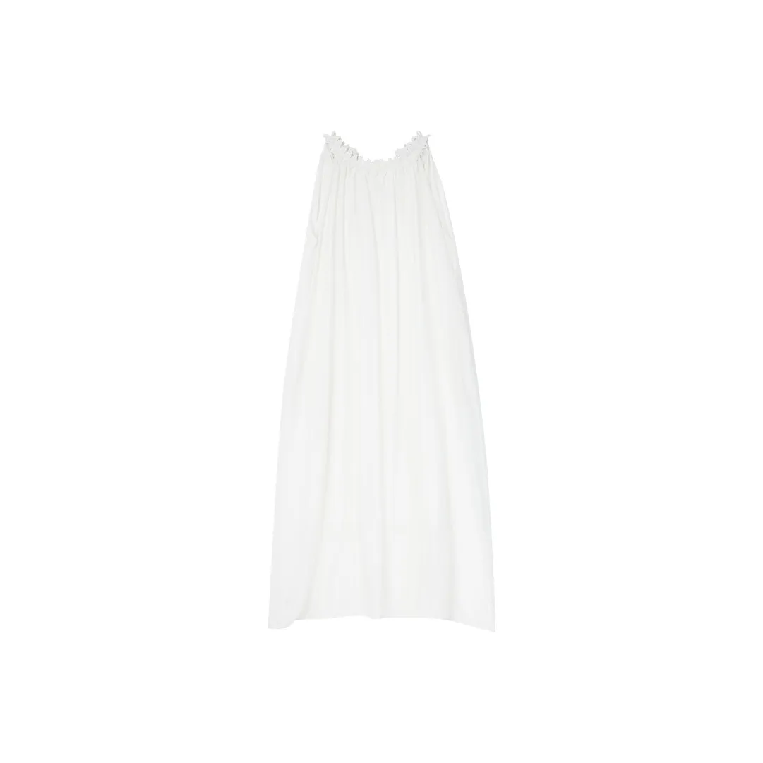 ZXZA Белые Женские Платья без рукавов