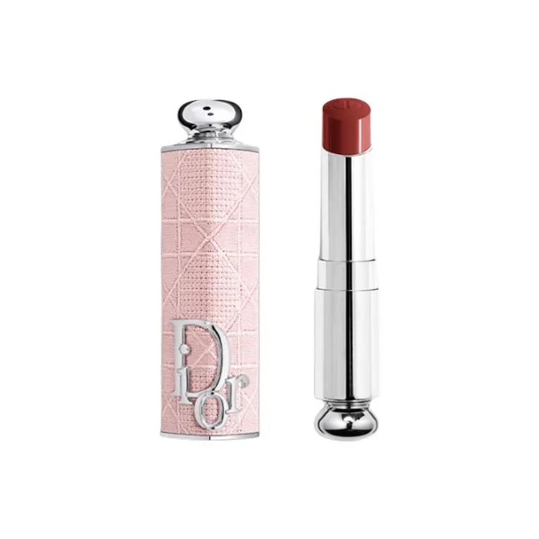 DIOR Enchanting Ограниченная серия Нежно-розовый Плетеный узор Мода Оболочка Новый Цвет Зеркальце Помада Глянцевая 3,2 г