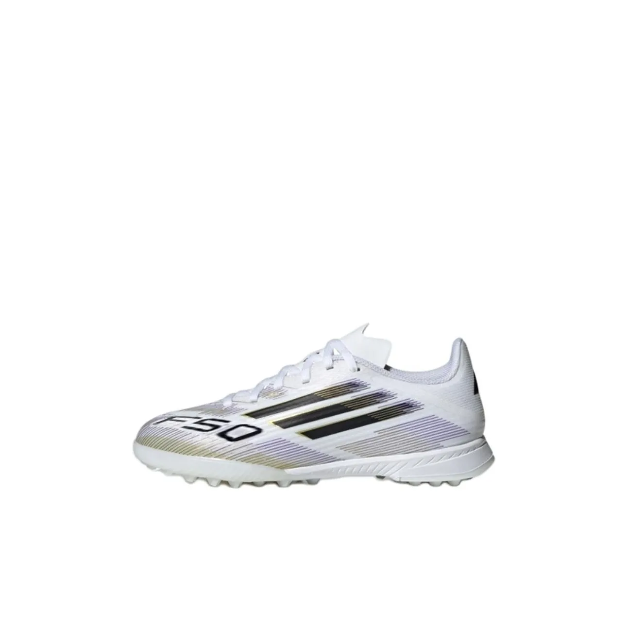 Adidas Slip-Resistant Anti KICK Низкие Детские Футбольные Бутсы Белый Золото