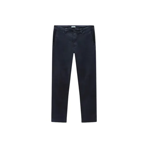 WOOLRICH Melton Синий Мужские Повседневные Брюки