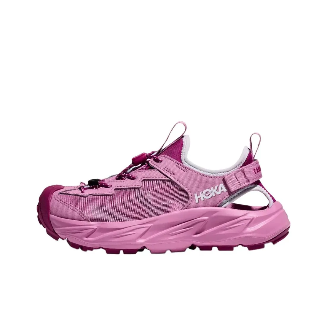 HOKA ONE ONE HOPARA 2 Противоскользящие и Дышащие Низкие Топы Детские Сандалии Розовые Фиолетовые Подростковые