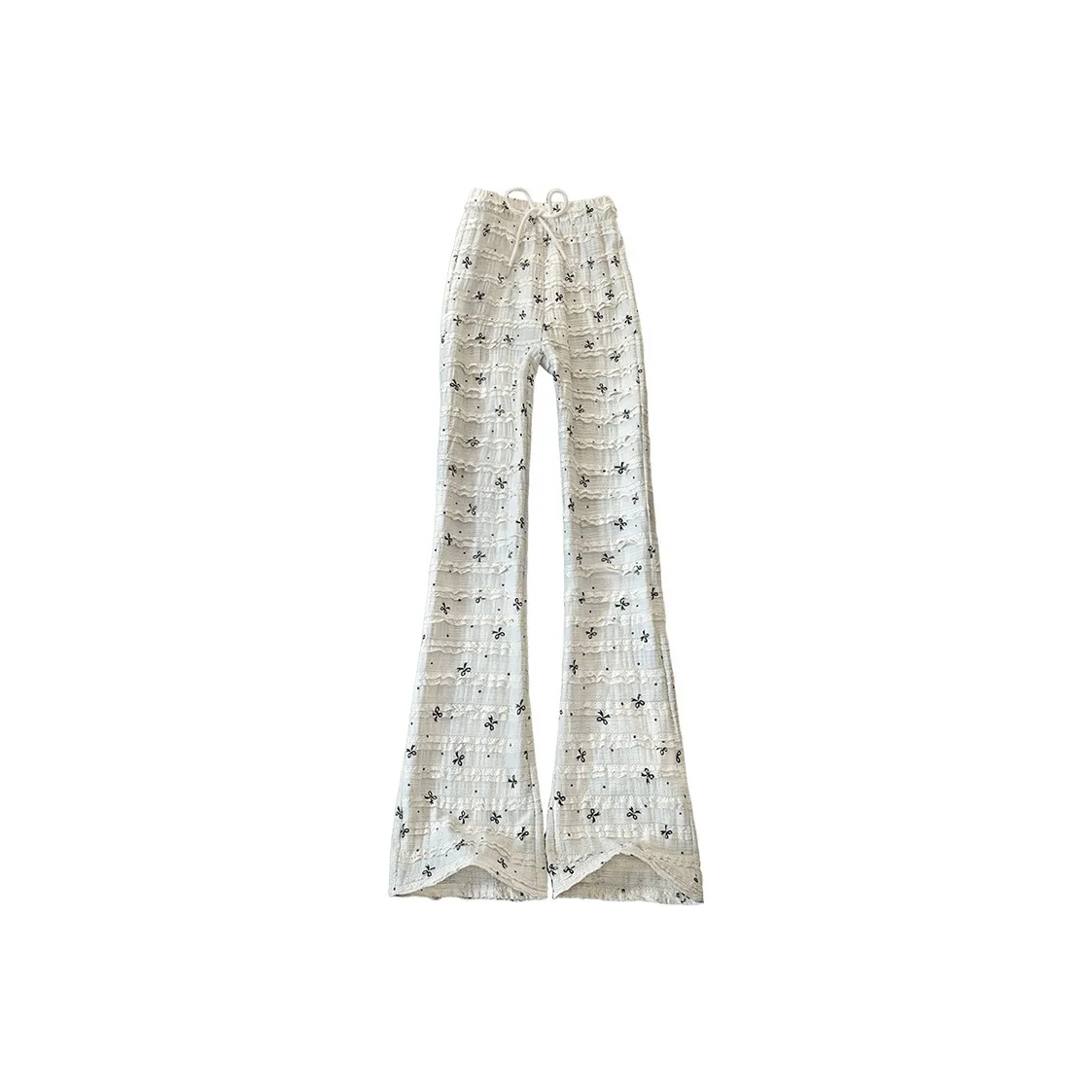 Cypress House Повседневные брюки Женские Кремовый Белый