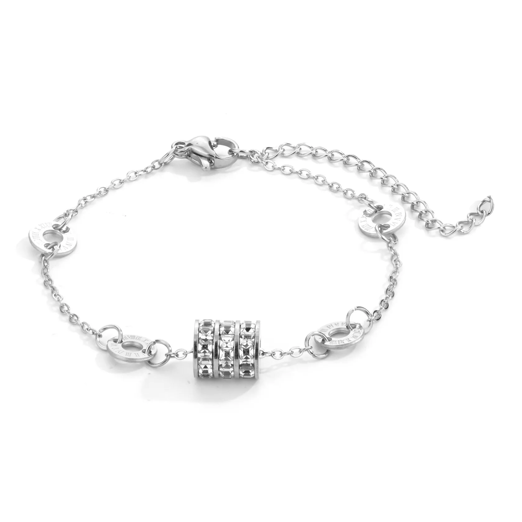 CLARKIA FLOWER Браслеты из титанового стального сплава Женские