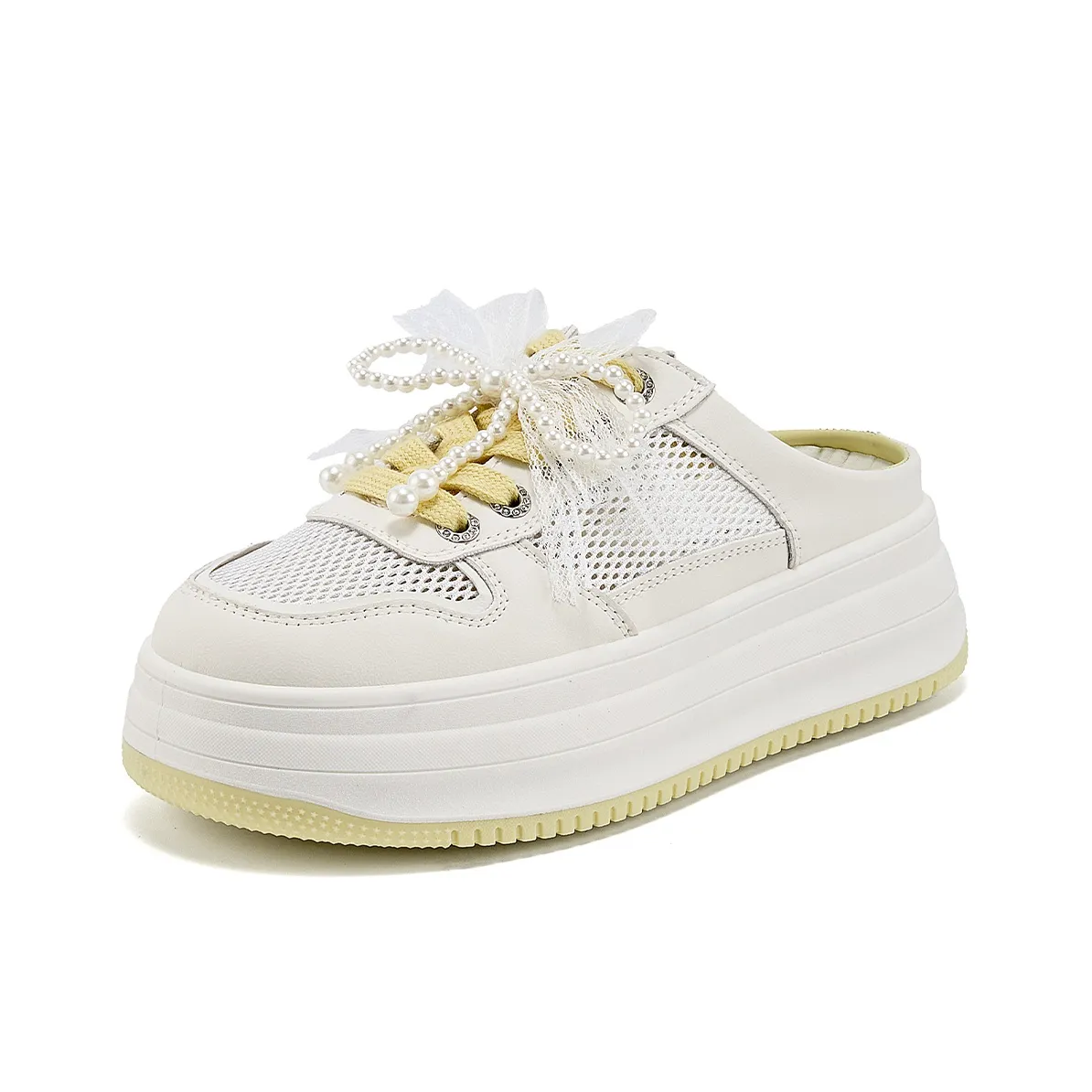 La Chapelle Домашние тапочки Женские Бежево-желтые