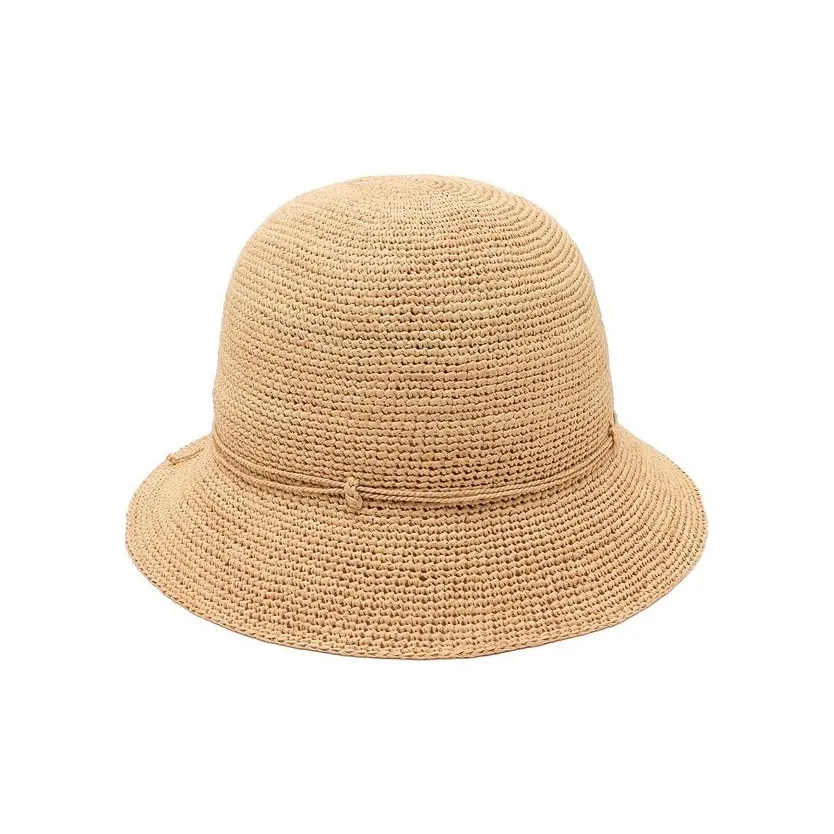 HELEN KAMINSKI Raffia Bucket Hats Unisex Yellow