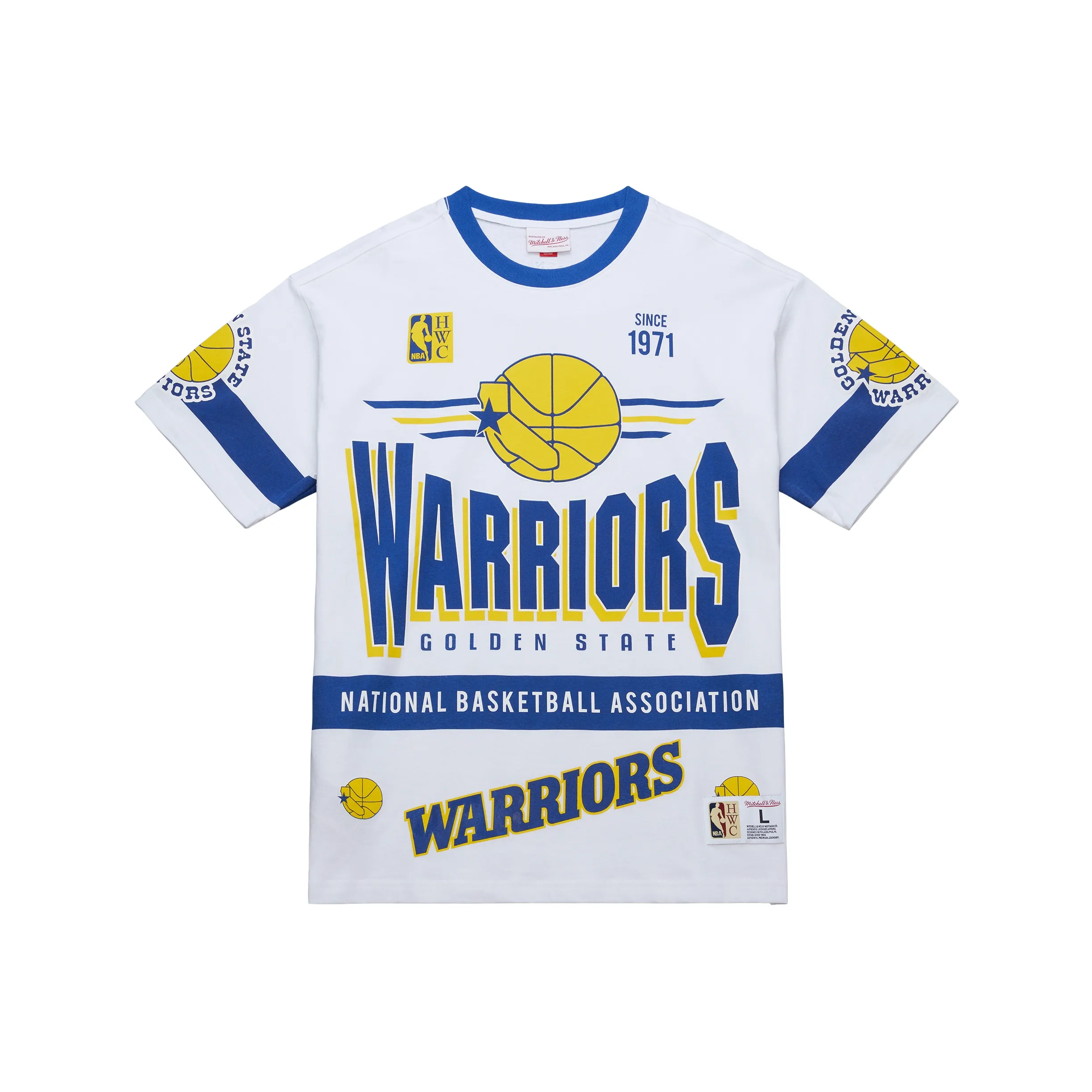 MITCHELL NESS T-Shirt Унисекс Белый