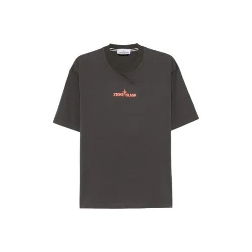 STONE ISLAND Серые Мужские Рубашки