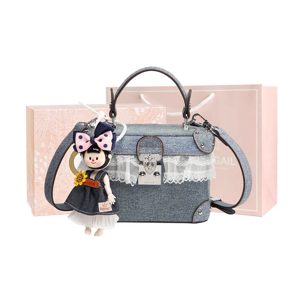 MISS GAIL Сумка из синтетической кожи женская синяя