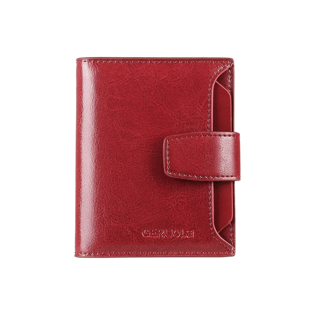 Gorora Коровья кожа Множественные слоты для карт Кошелек Стандартный Женский Многоцветный