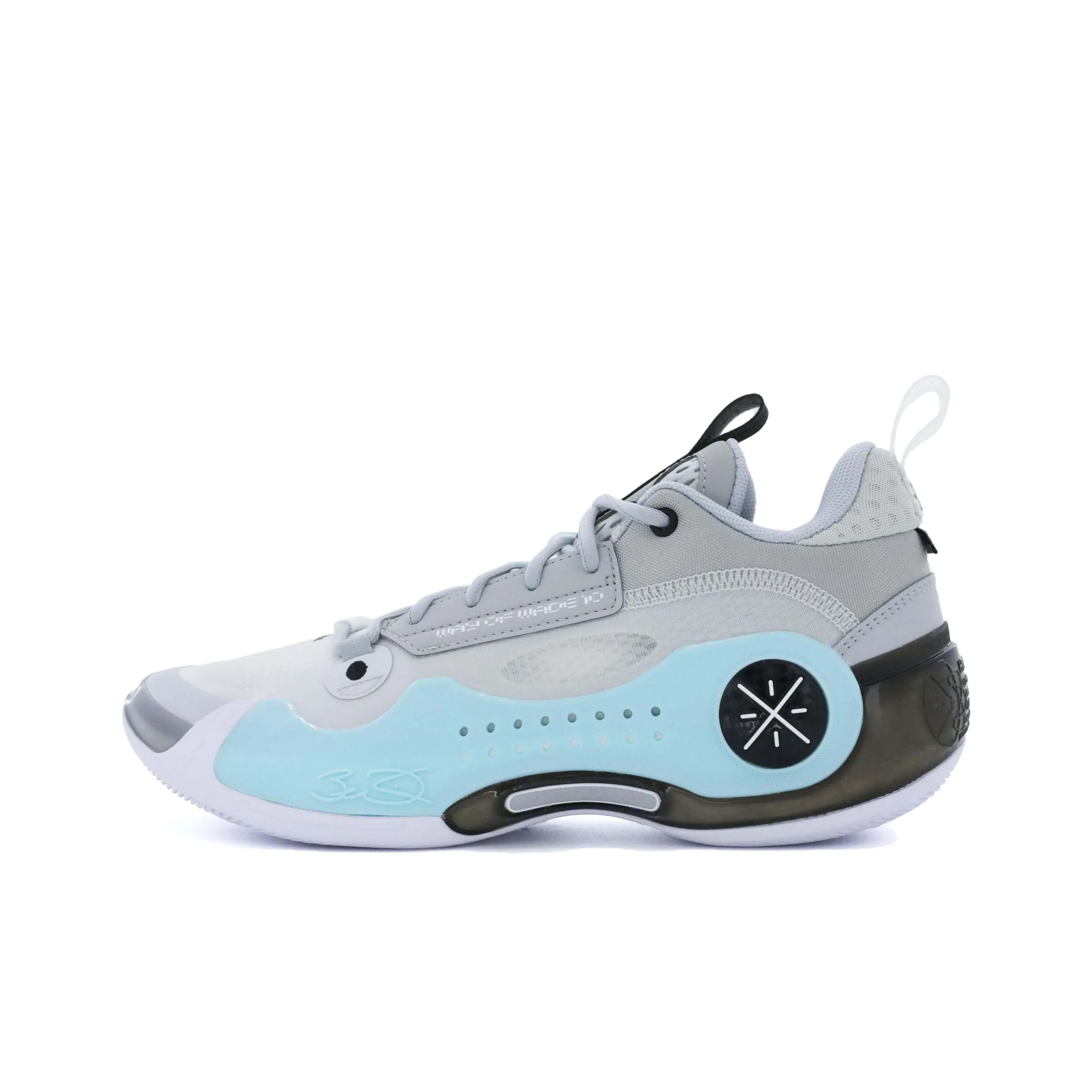 LiNing Slip-resistant Abrasion-resistant Shock Absorbers Low Top Баскетбольные кроссовки Мужской Синий