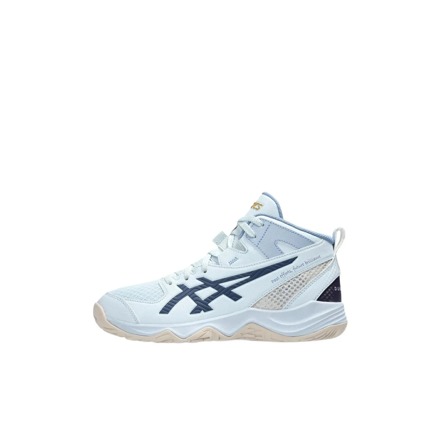 Asics DUNKSHOT MB 10 MID Топ Детские Баскетбольные Кроссовки Белый Синий Малыш