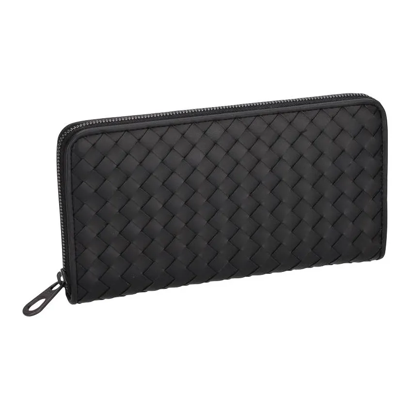 Bottega Veneta Leather Wallet Women's Black