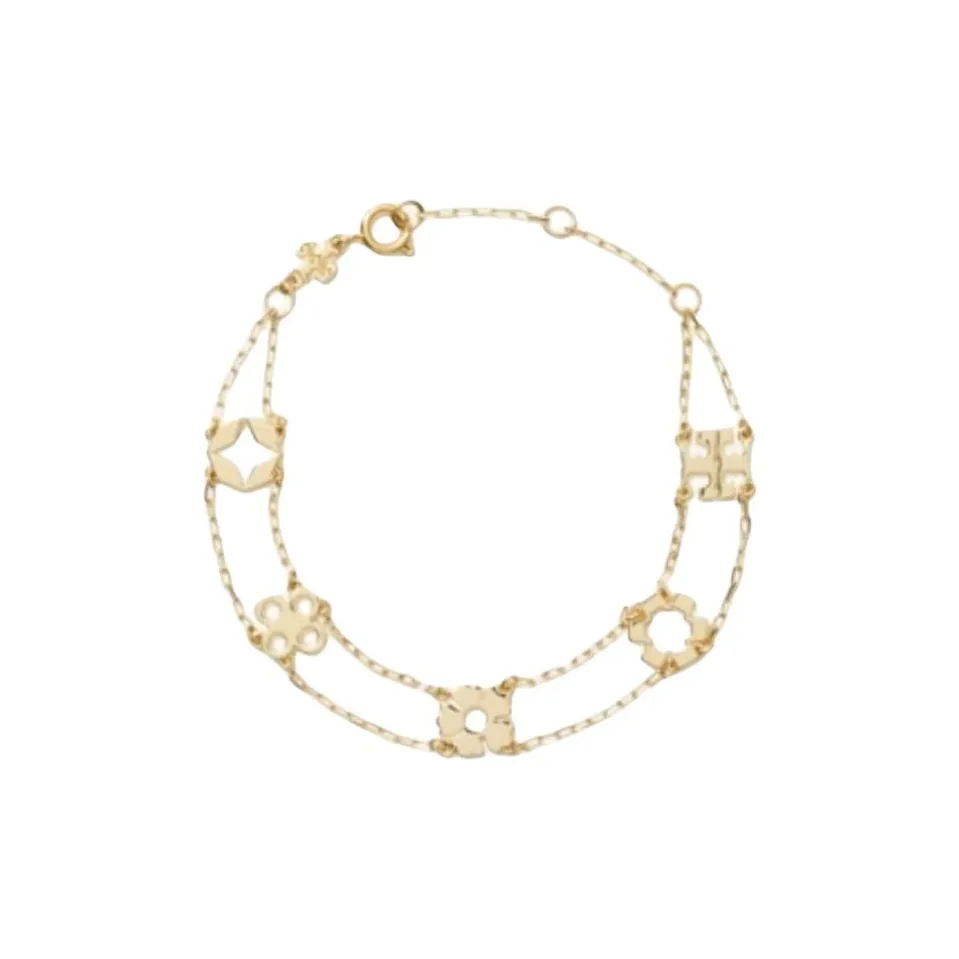 TORY BURCH Brass Bracelets Унисекс Gold