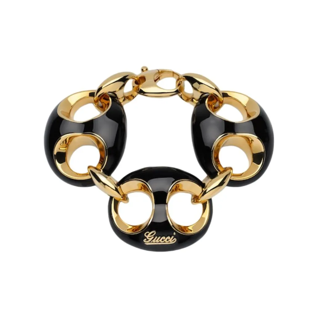 GUCCI Marina Chain Enamel Bracelet