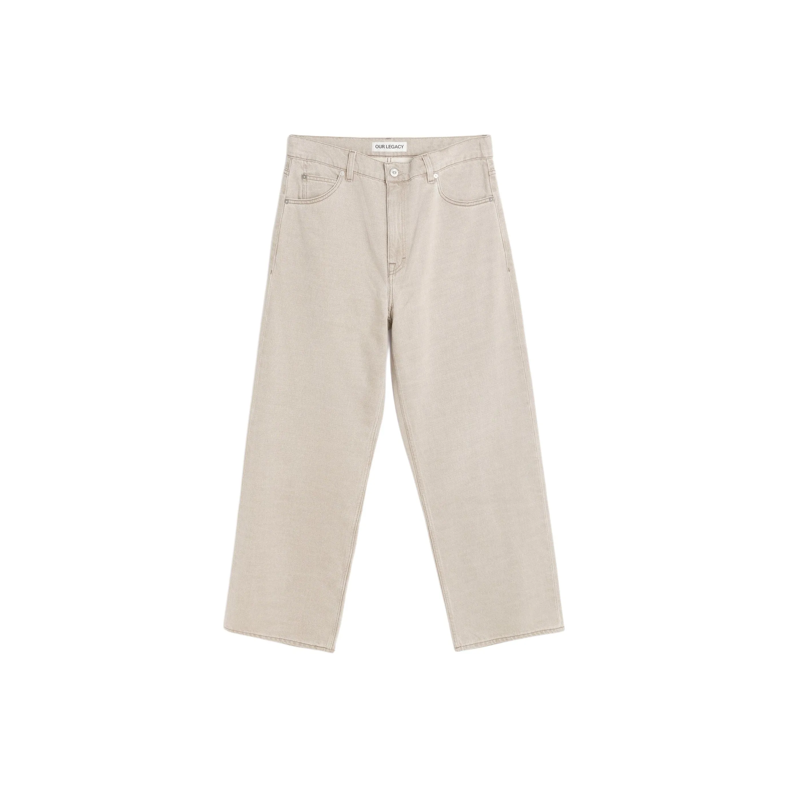OUR LEGACY Бежевый Мужской Джинсы
