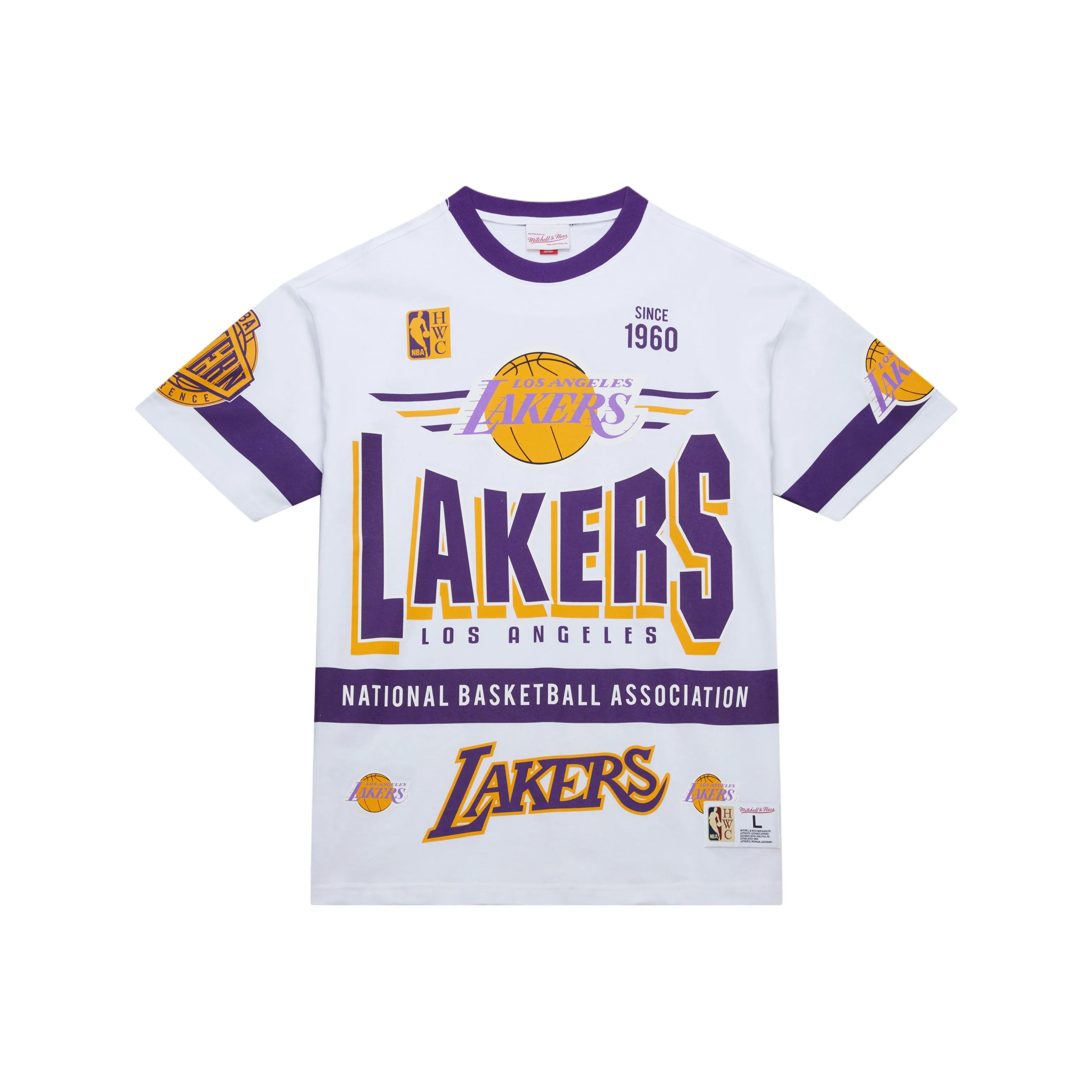 MITCHELL NESS SU25 T-Shirt Унисекс Белый