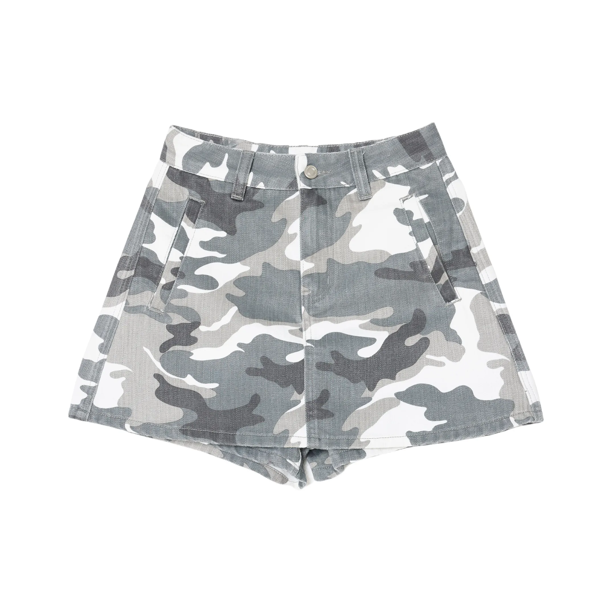 Wen Shan Джинсовые короткие юбки Женские Камуфляж