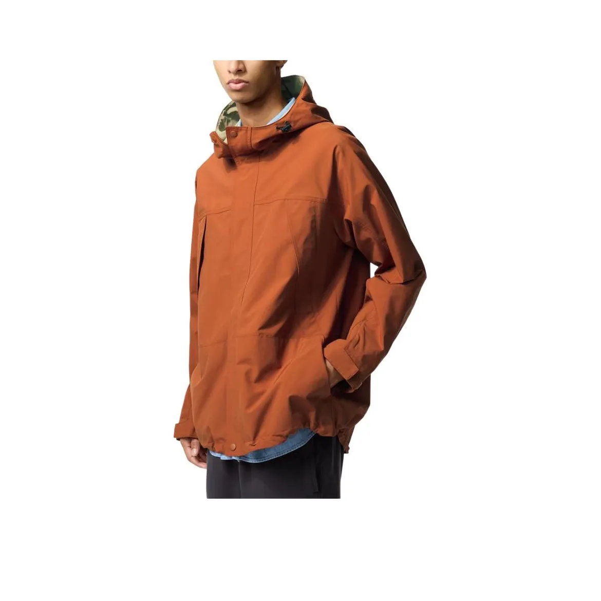 UNIQLO 27 Апельсин Умбра Унисекс Куртки