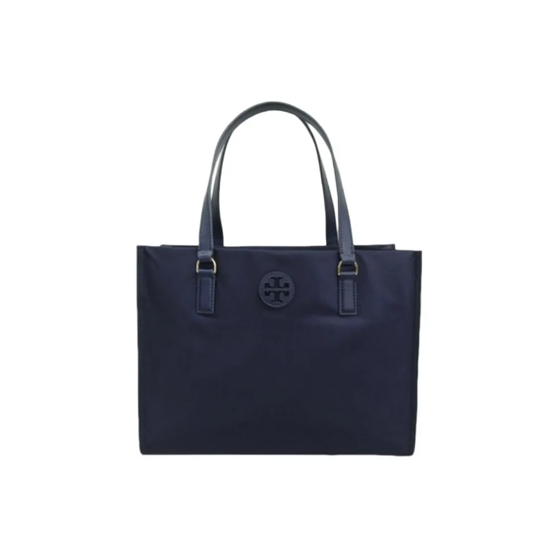 TORY BURCH Ella Nylon Tote Bag, Shopping Bag, Handbag Trumpets Unisex Marine Blue