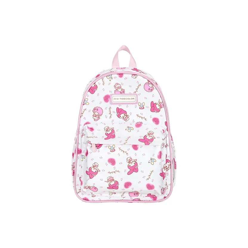 Zgo Sanrio, Collaboration Melodi Polyester Backpack Regular Women's Pink White