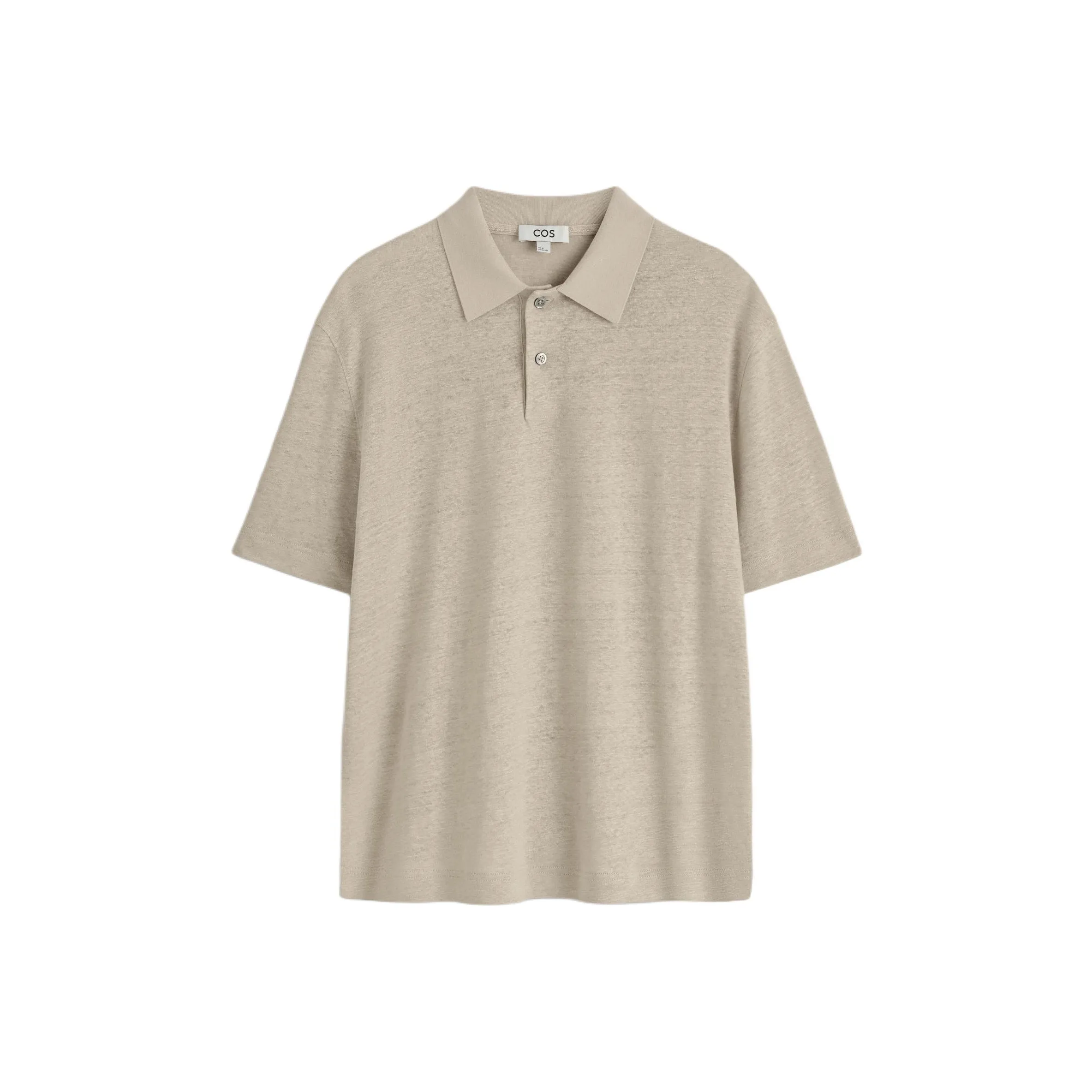 COS Linen Men's Polo Shirt COS льняная мужская поло рубашка