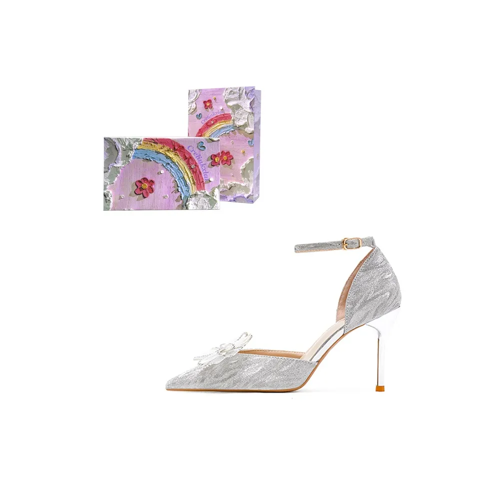 Crelinkxlat Узкий каблук Высокие каблуки 6 см Женские