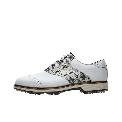 FOOTJOY Premiere Обувь для гольфа Низкий Топ Бело-серый Мужская
