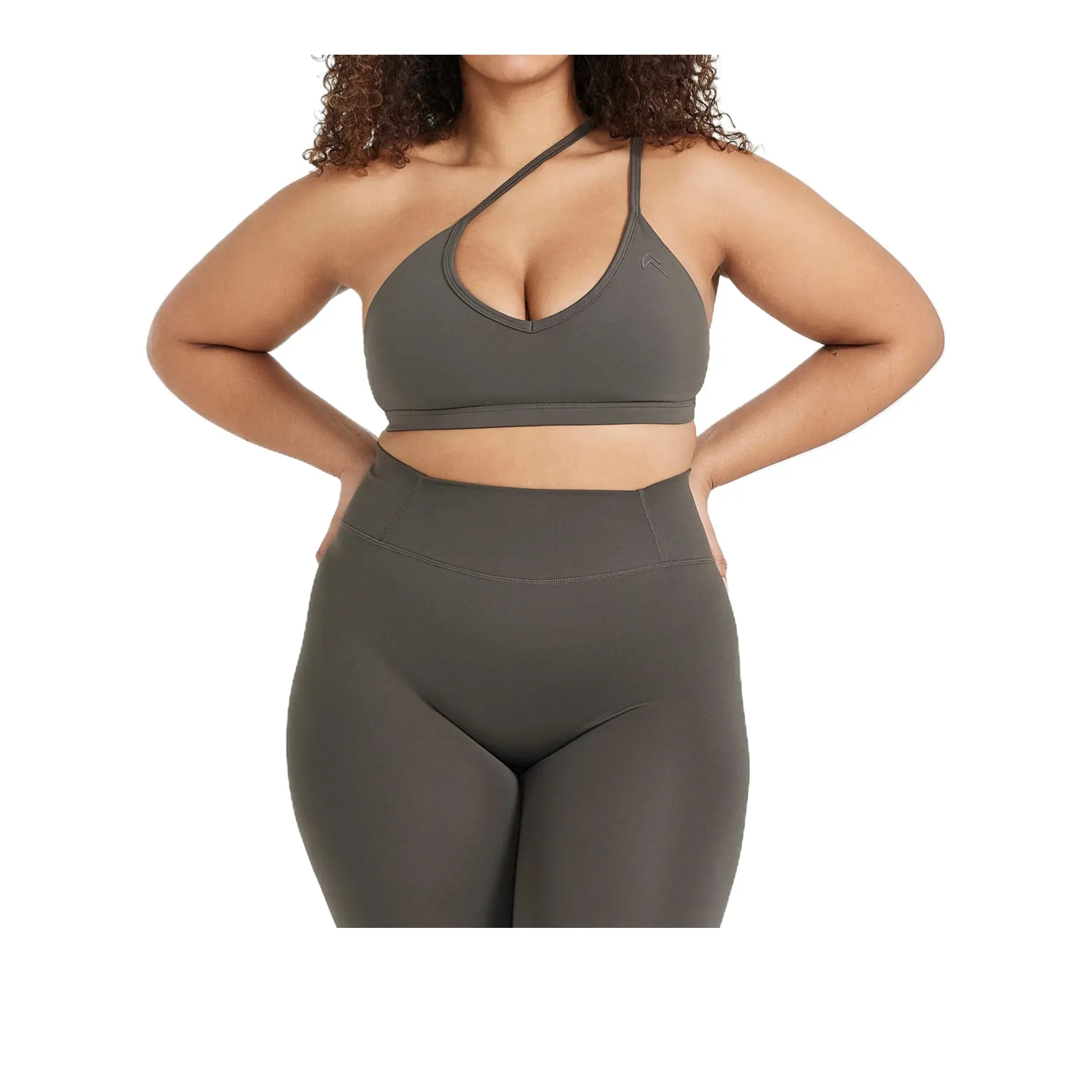 ONER ACTIVE Timeless Strappy Bralette Бюстгальтер Женский 1 Пачка Темно-серый Коричневый Умбра