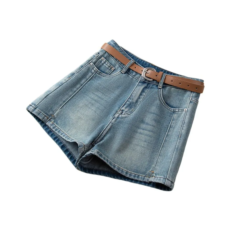 YIRANCHUN Винтажные синие женские джинсовые шорты