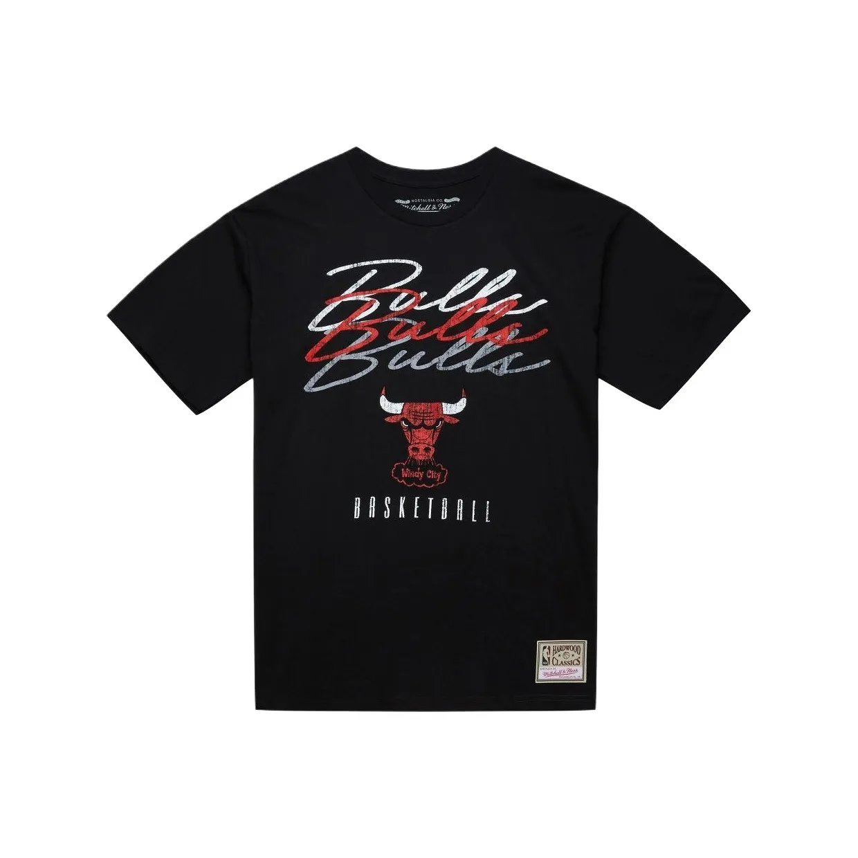 MITCHELL NESS SU25 100% хлопок T-рубашка унисекс черная