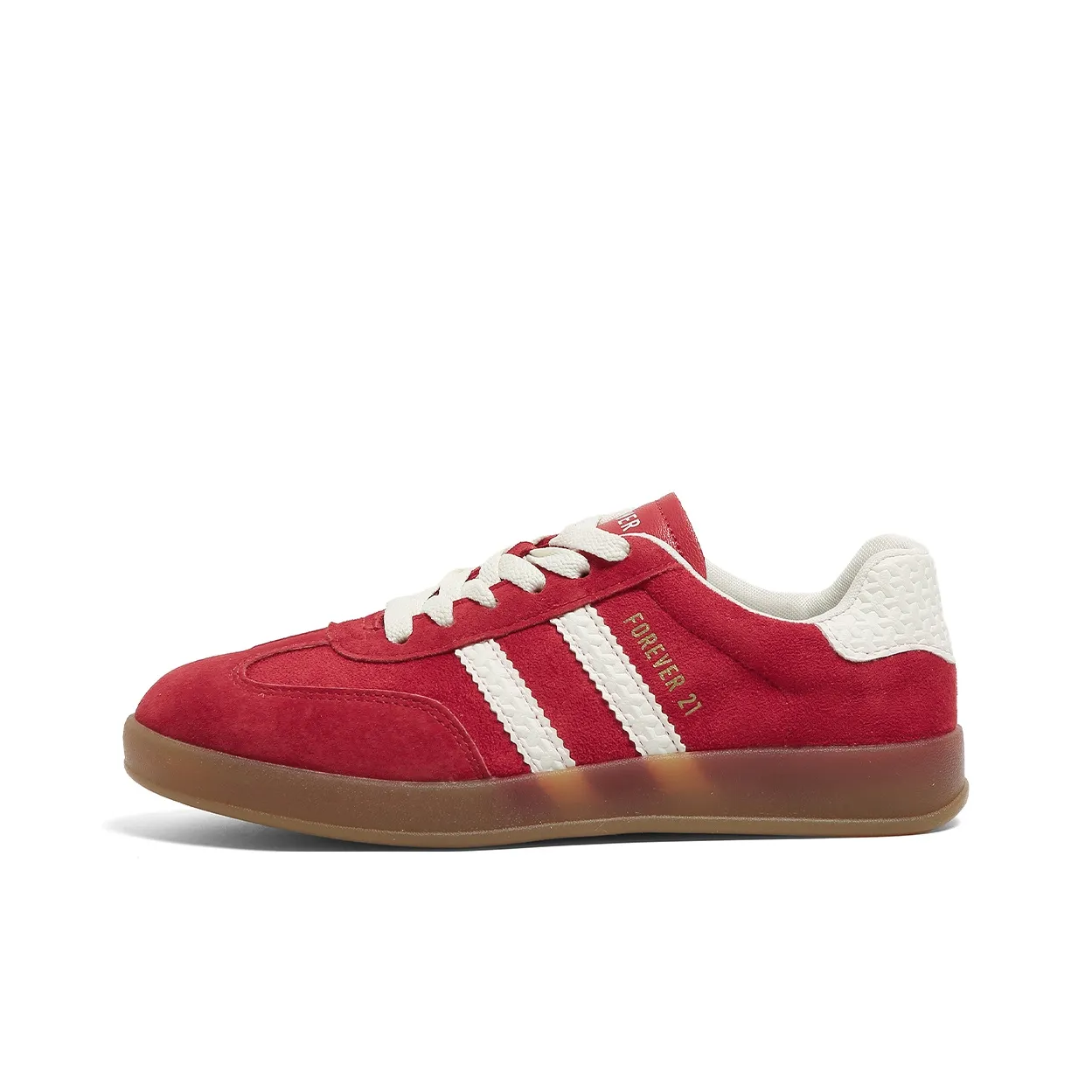 FOREVER 21 Противоскользящий Устойчивый к истиранию Легкий Дышащий Низкий Топ Немецкий Армейский Кроссовки Женские Красный