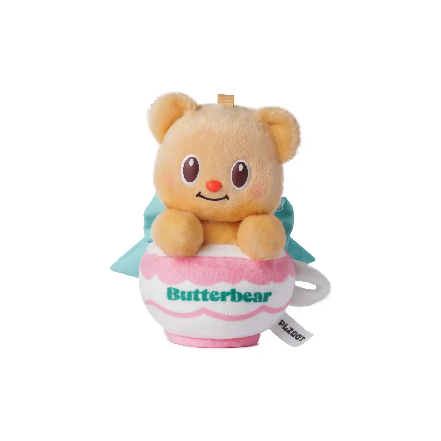 PLZDOT Butter Bear Leisure Holiday Collection Слепые коробки Один Mystery Коробка Целая коробка 6 шт