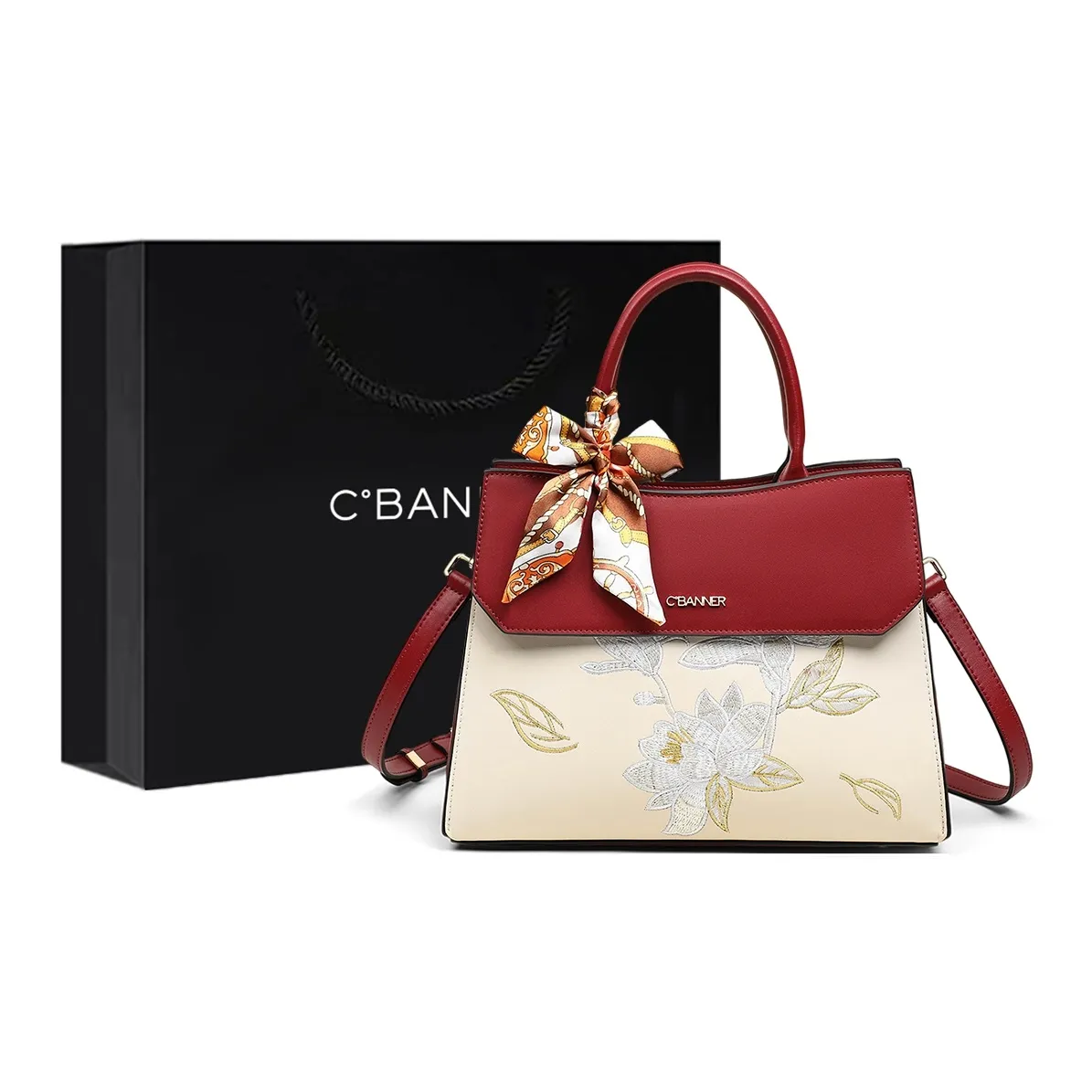 C°BANNER Synthetic Leather Kelly VUITTON Bag, One Shoulder Handbag, Crossbody VUITTON Bag Medium Size Women's Red