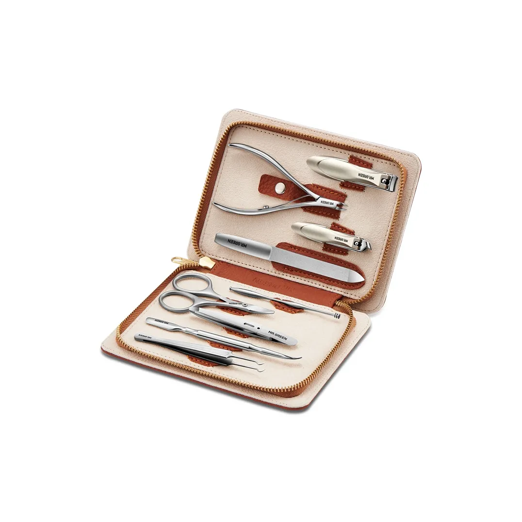 MR.GREEN Немецкий язык Технология Натуральная кожа Наборы одежды с кусачками для ногтей Инструменты для маникюра