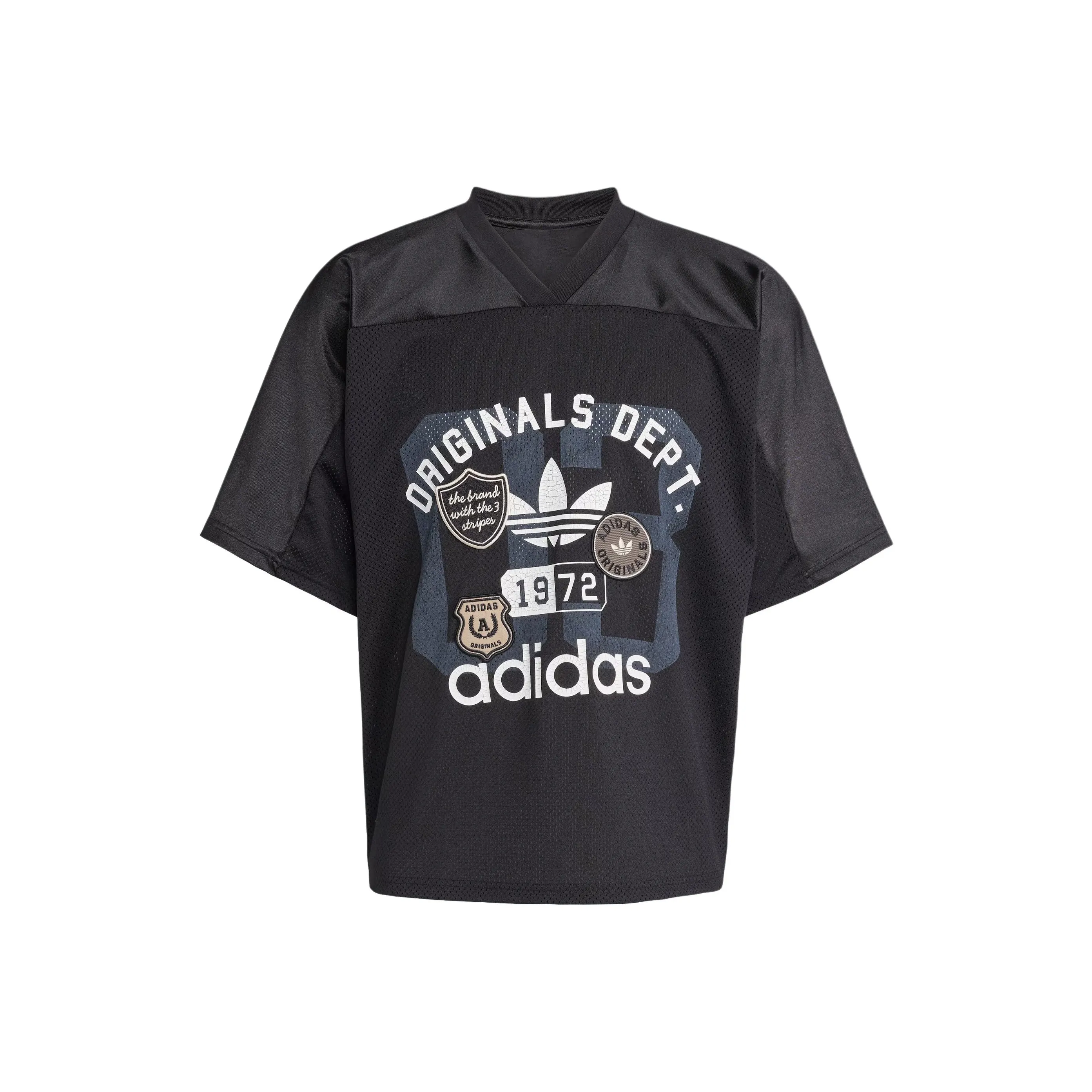 Adidas Originals OG Graphic DEPT. Сетка Футбол Джерси Мужской Черный