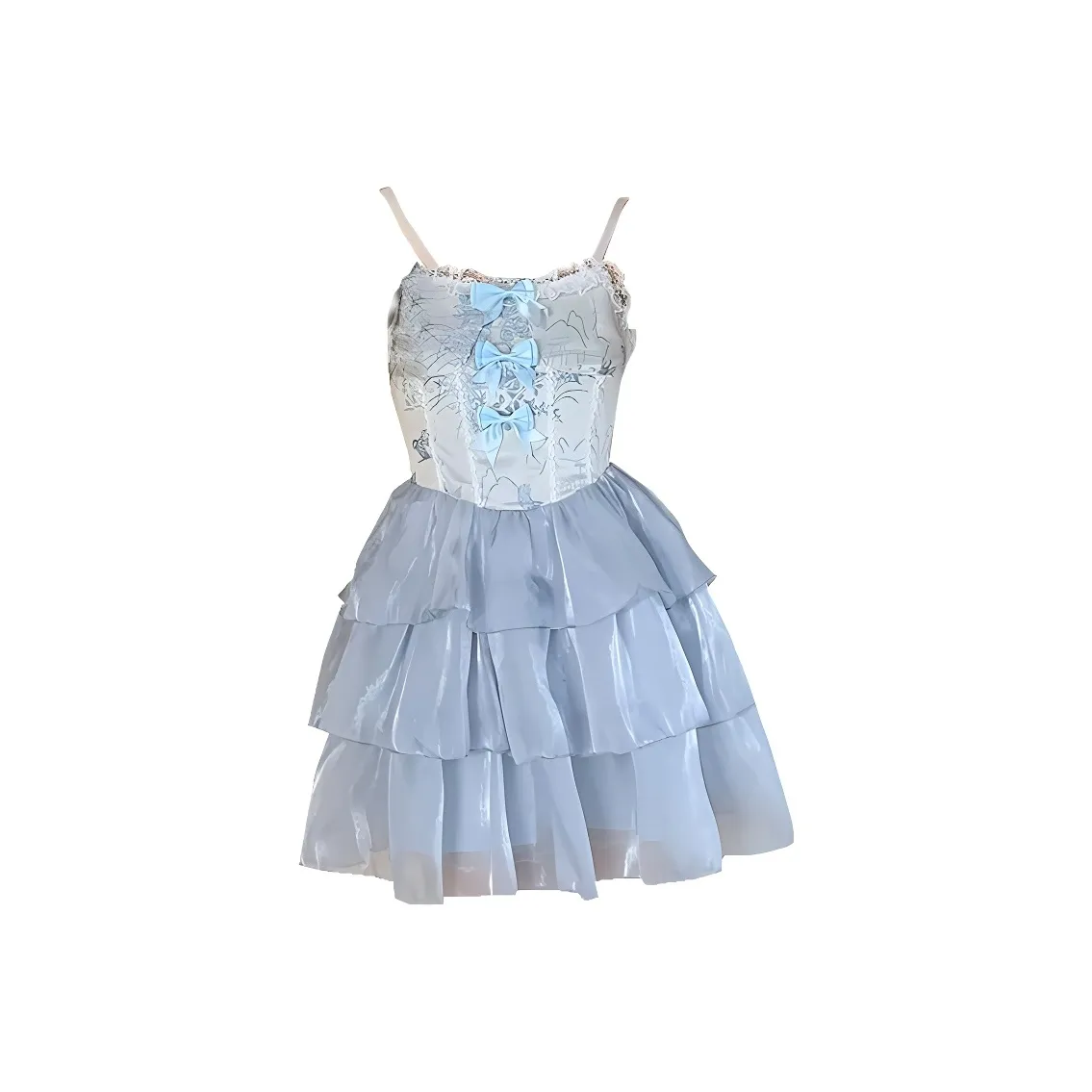 DOSOHEB Светло-синий Женские Слиплатья