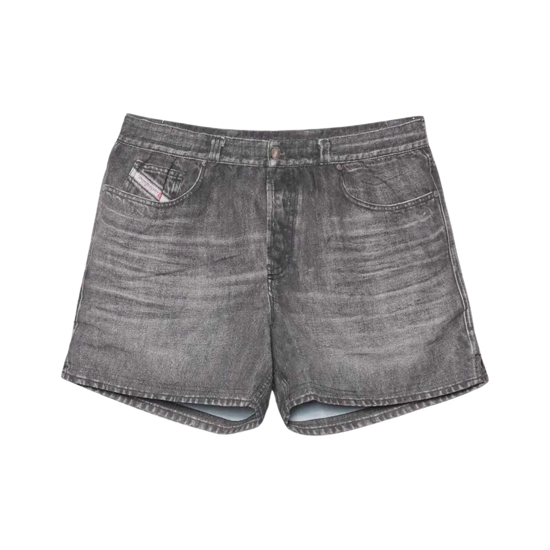 DIESEL Джинсовые шорты Мужские Светло-серые