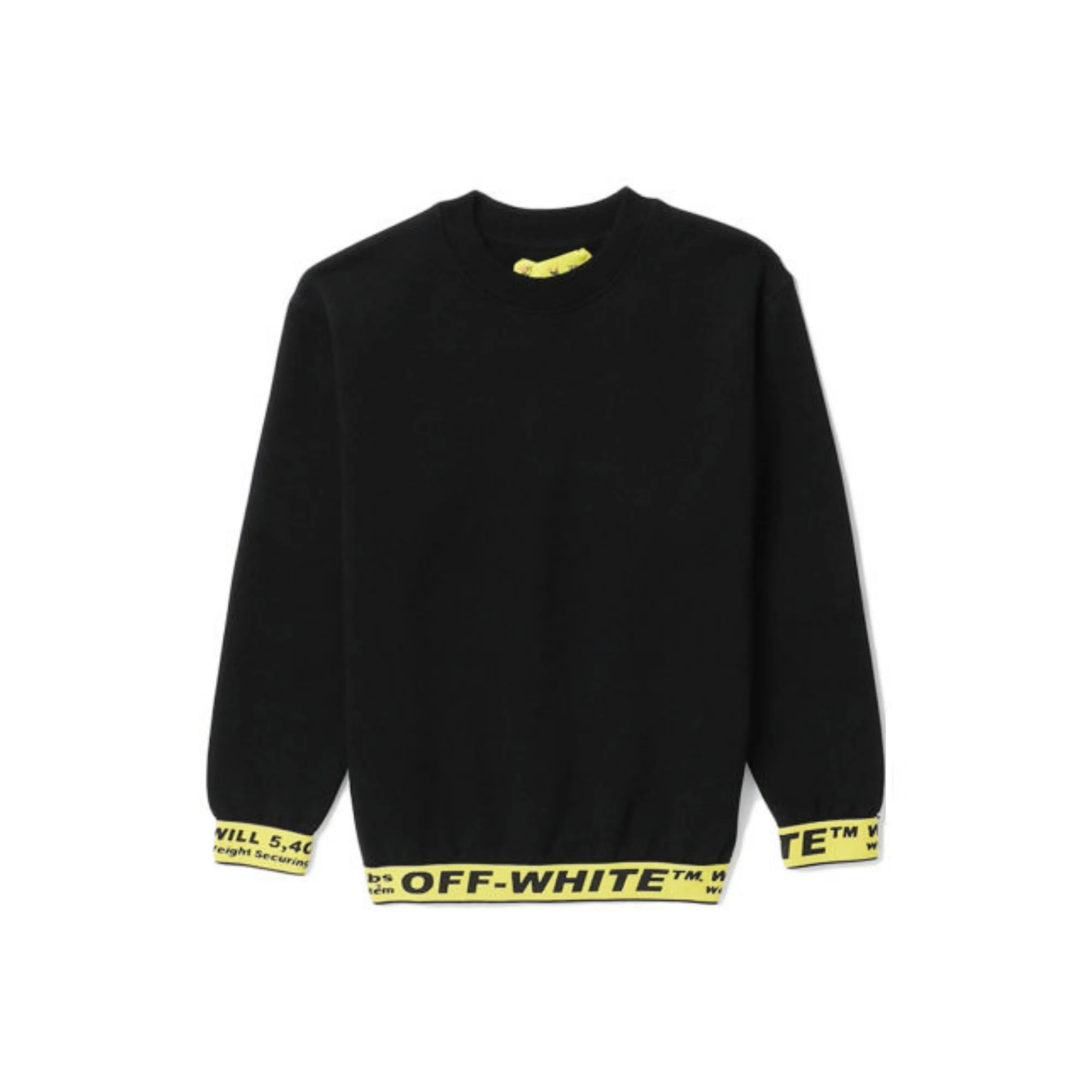 Off Белый черный Унисекс Свитшоты