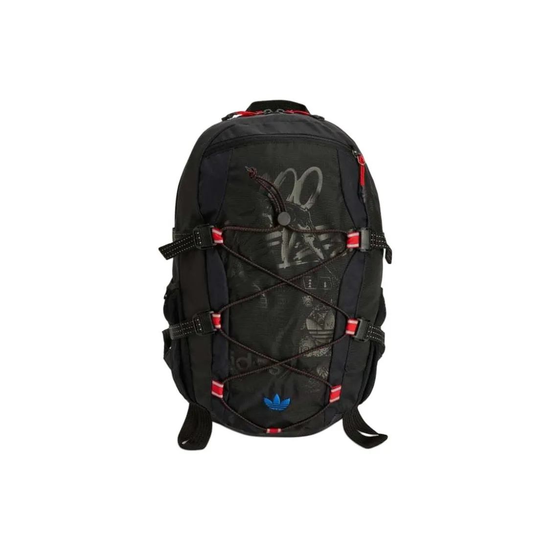Adidas Полиамид Рюкзак Мужской Углеродно-Черный