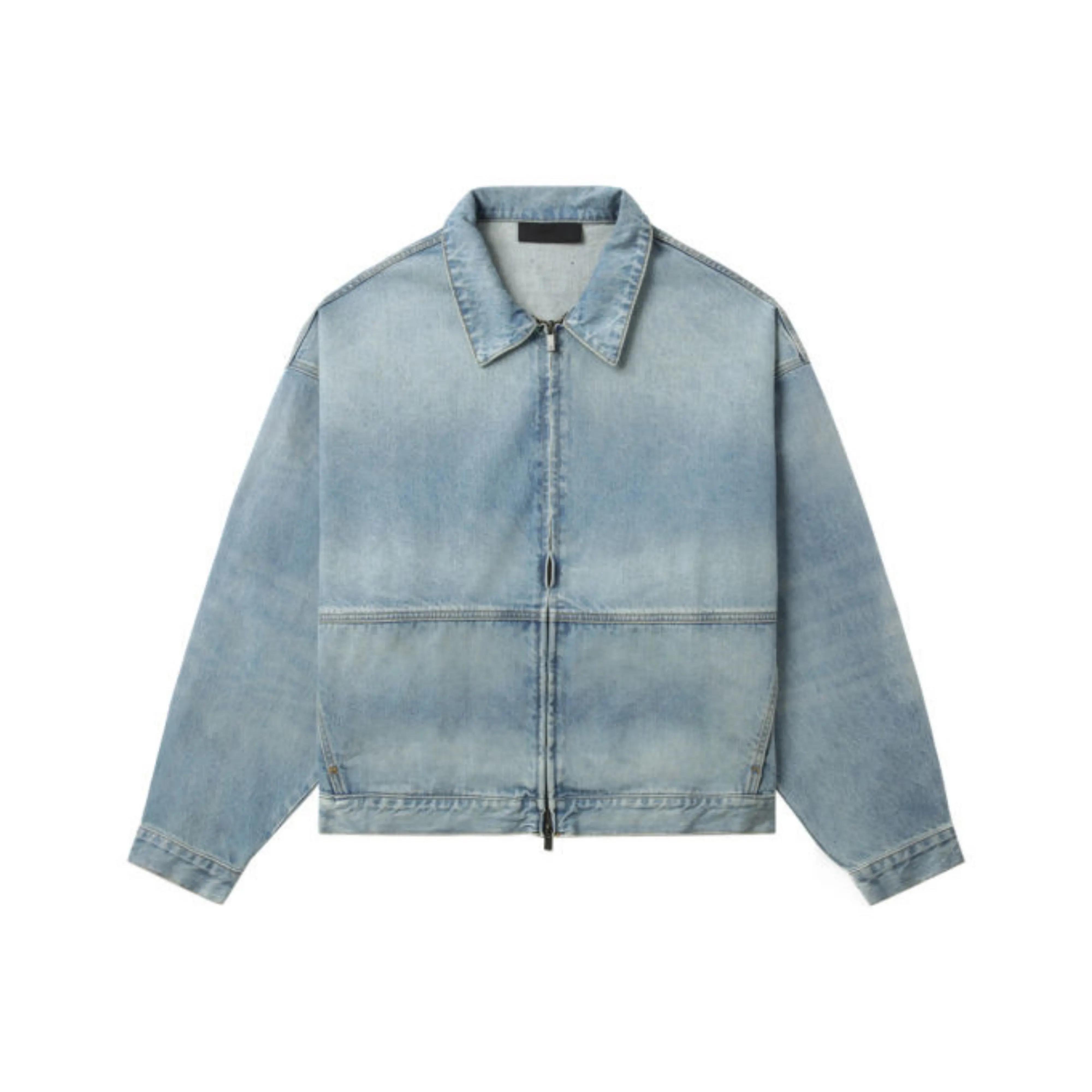 Fear Of God Essentials Zip front Denim Jacket